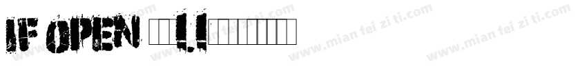 if open 粉圓 1.1樣品字体转换